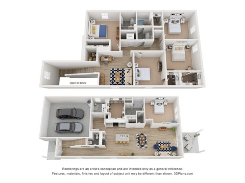 our apartments have a spacious floor plan with bedrooms and bathrooms